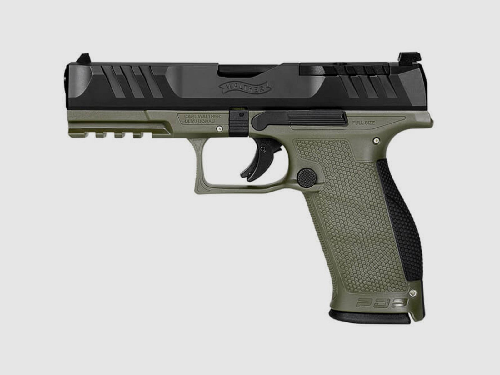 WALTHER PDP FS 4.5" 18R 9x19 OR OD Green Pistole 9mm Luger