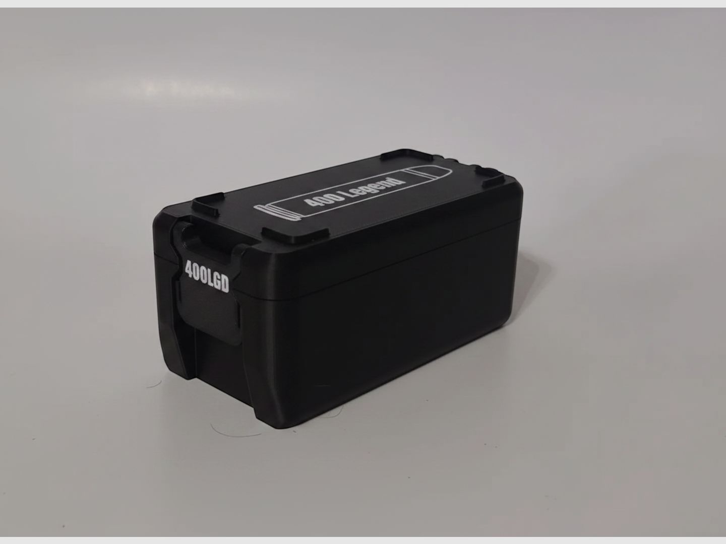 Filamelt Munitionsbox / 400 Legend / 'Klapp- / Rastdeckel' / Patronenbox, Ammo Box