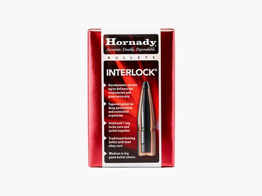 Balles Hornady Interlock SP .30 / 308 150 gr 3031 100 pièces