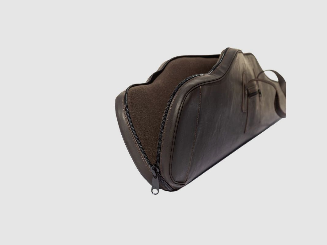 Lederholster mit 3 cm Polsterung für Büchse mit Zielfernrohr, Bild 2 von 2