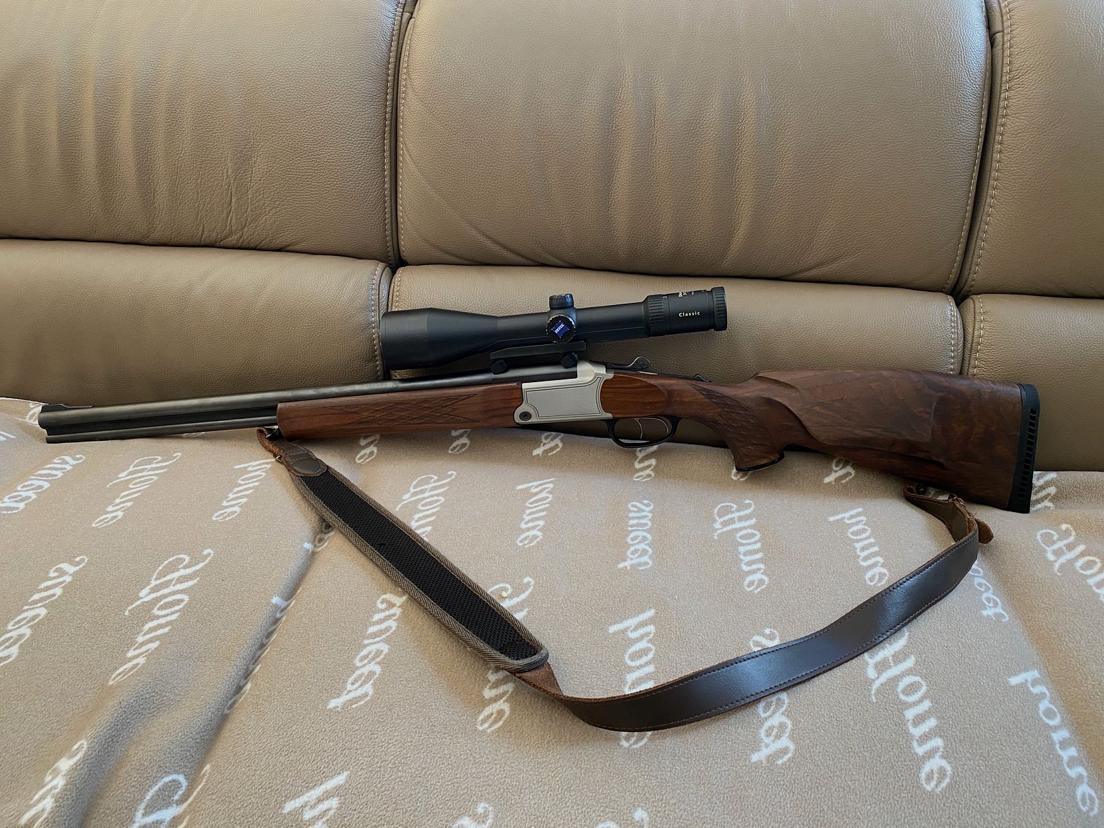Blaser BBF 95 mit Einstecklauf und Zeiss Leuchtpunktvisier 