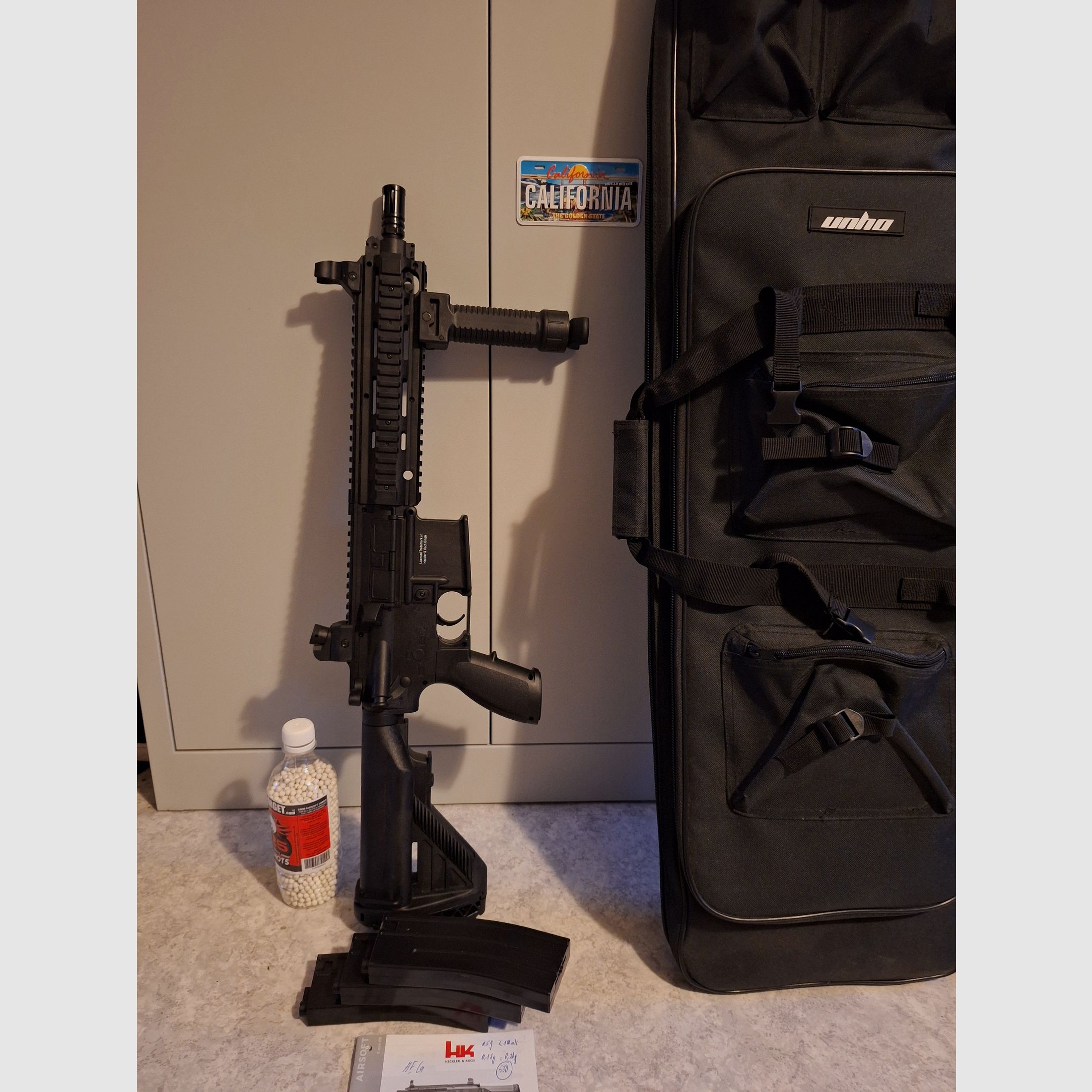 HK 416 D AEG <0,5j + 3 Mags + Frontgriff