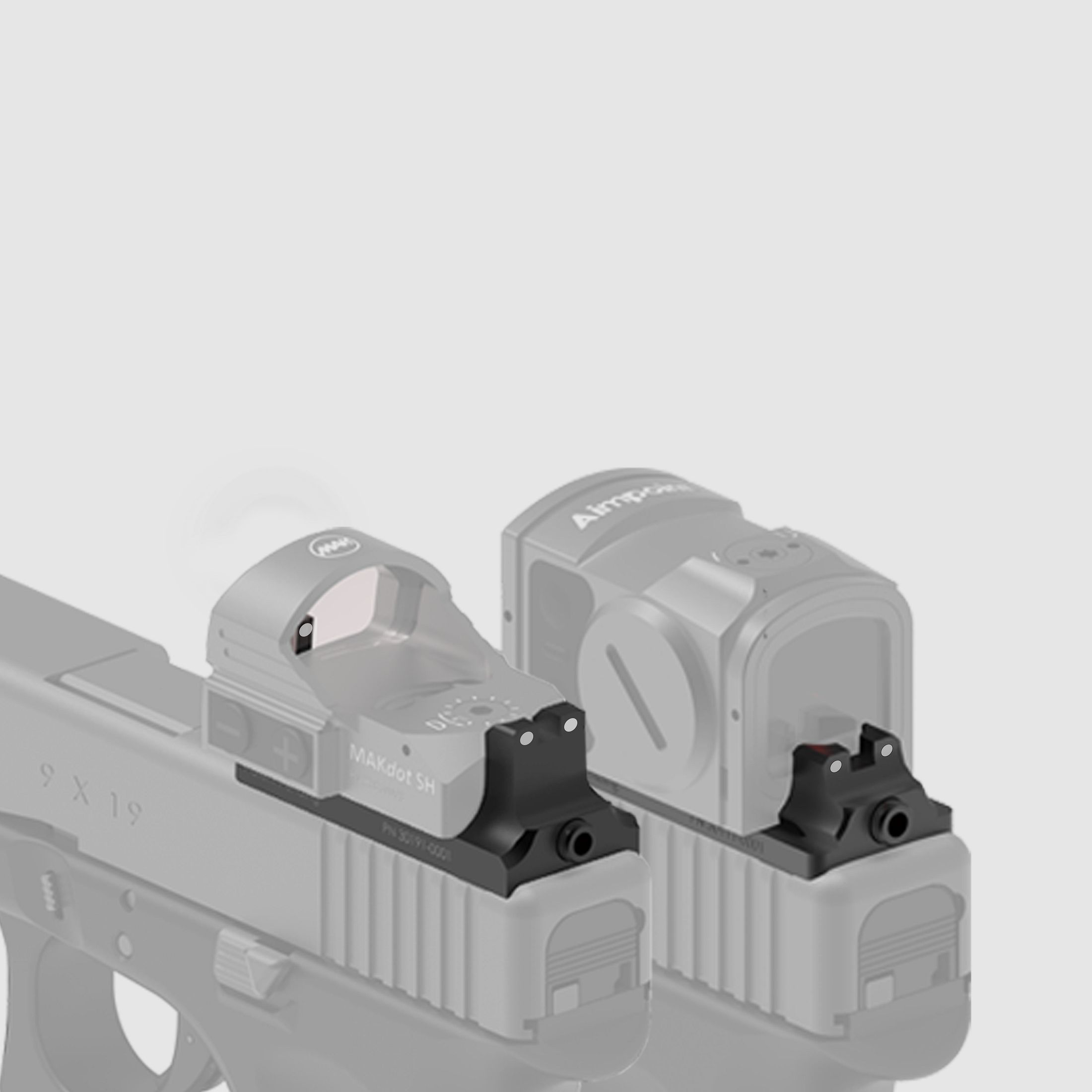 MAKnetic Magnetmontage für Kurzwaffen
