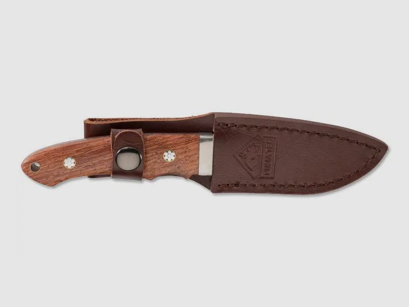 Cuchillo de cinturón PUMA TEC (madera de rosa, pines de mosaico)