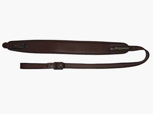 Niggeloh Universal mit Schnellverschluss Gewehrriemen Leder braun