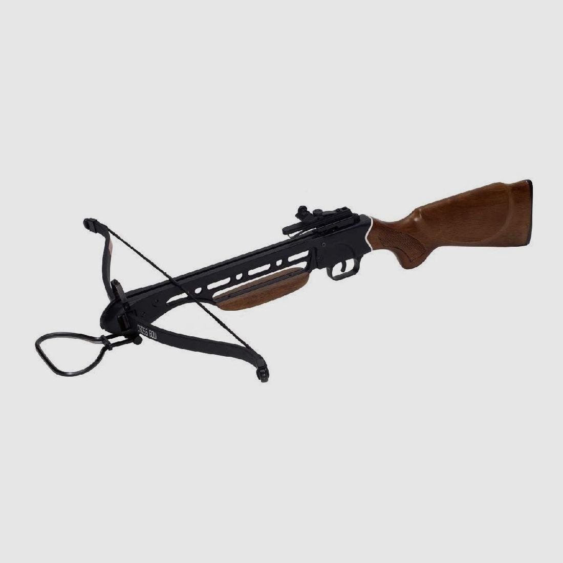 Crossbow with wooden stock 150 lbs