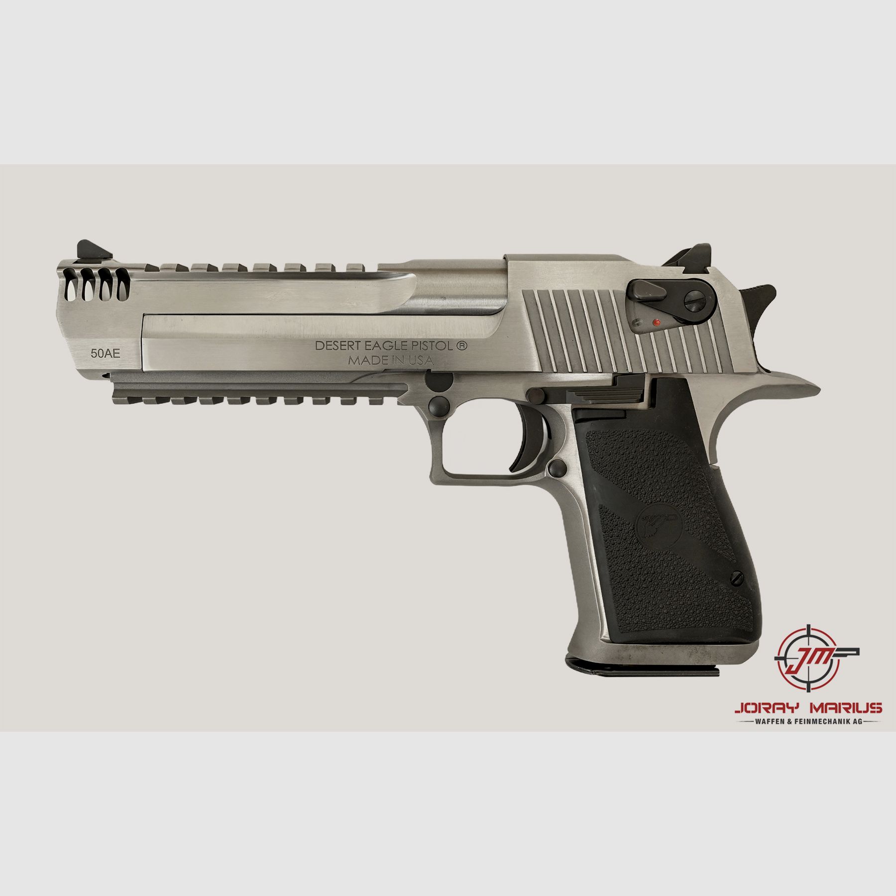 Magnum Research Desert Eagle Mark XIX .50 AE Stainless Kompensator, Bild 2 von 3