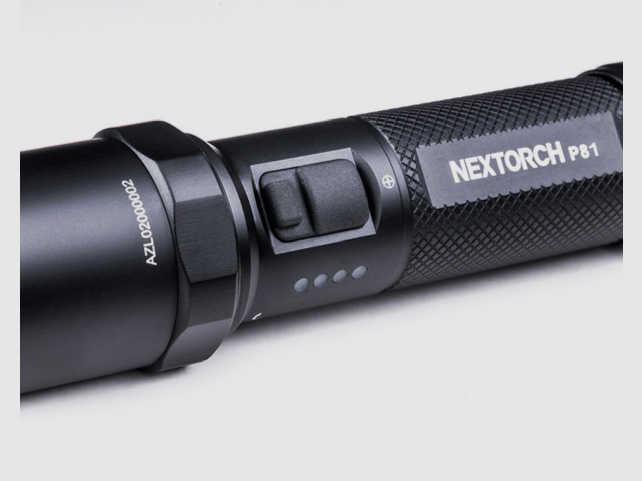 NEXTORCH P81 2,600 Lumen tactical LED flashlight, USB-C rechargeable function, glass breaker