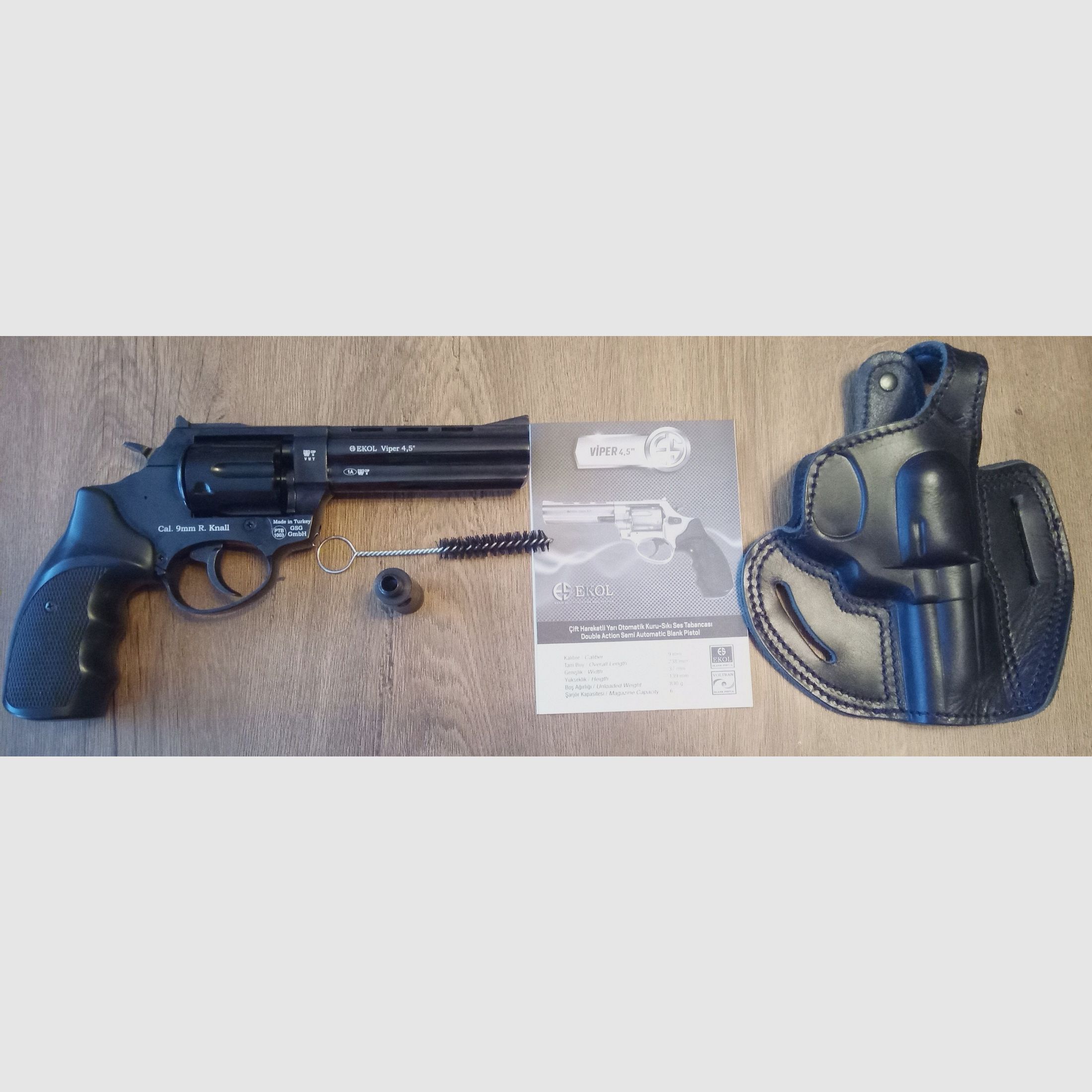 Aquí vendo nuevamente un revólver Viper 4,5 pulgadas