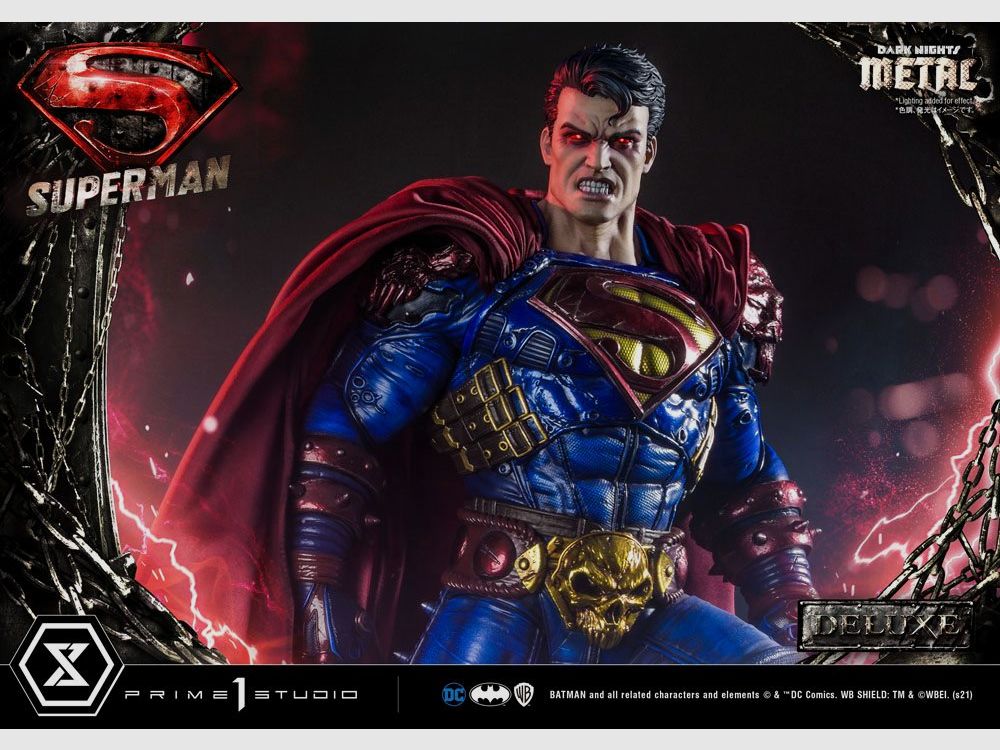 Dark Knights: Metal Statue 1/3 Superman Deluxe Bonus Ver. 88 cm | 43117