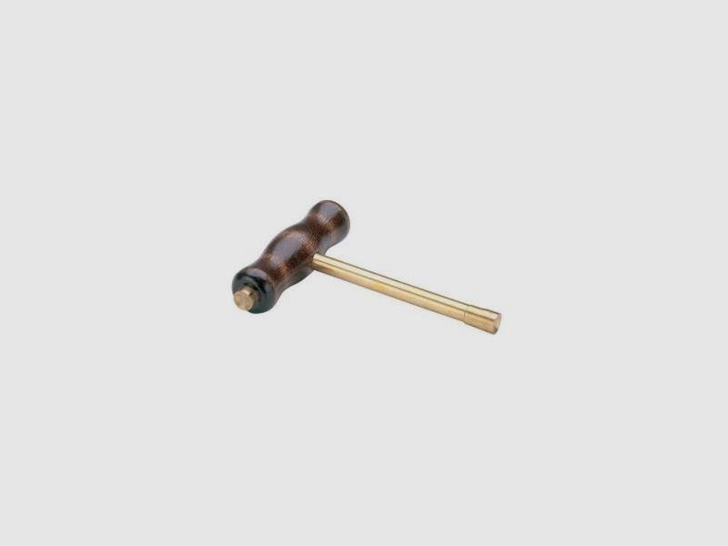 Schieber mit Zünder und Holzhammer