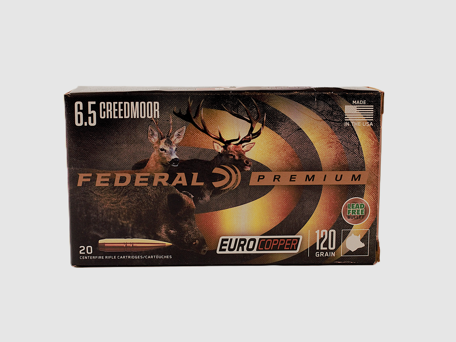 Federal 6.5Creedmoor eurocopper 120gr