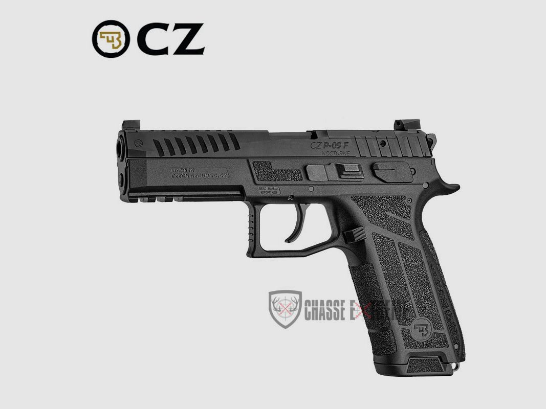 CZ P-09F Nocturne Pistool 19 Schoten Kal. 9x19, afbeelding 1 van 3