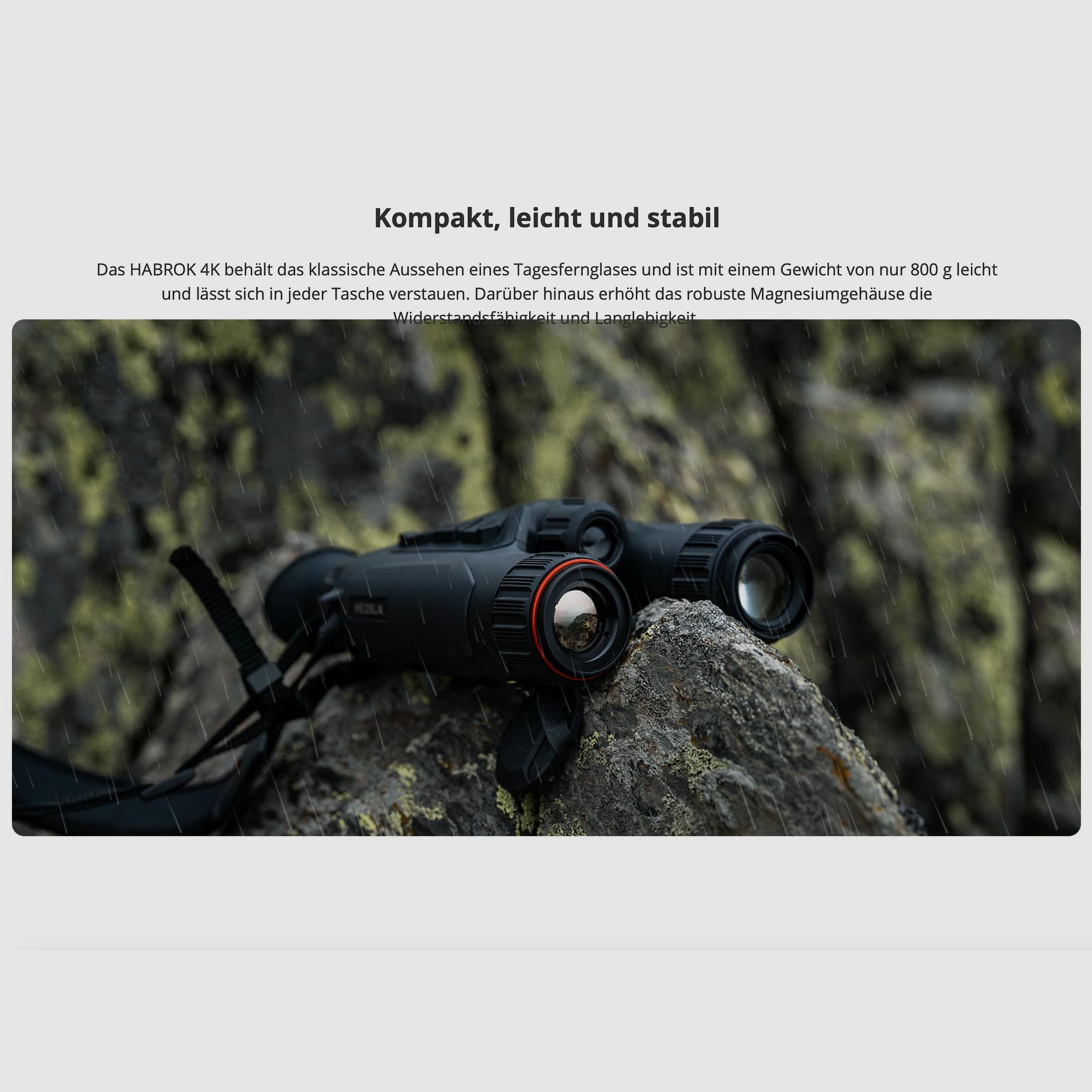 Hikmicro Binocular Habrok 4K HE25L 5.5-22x60 Thermal Imaging/Night Vision/Digital Camera 850Nm 1920 x 1080