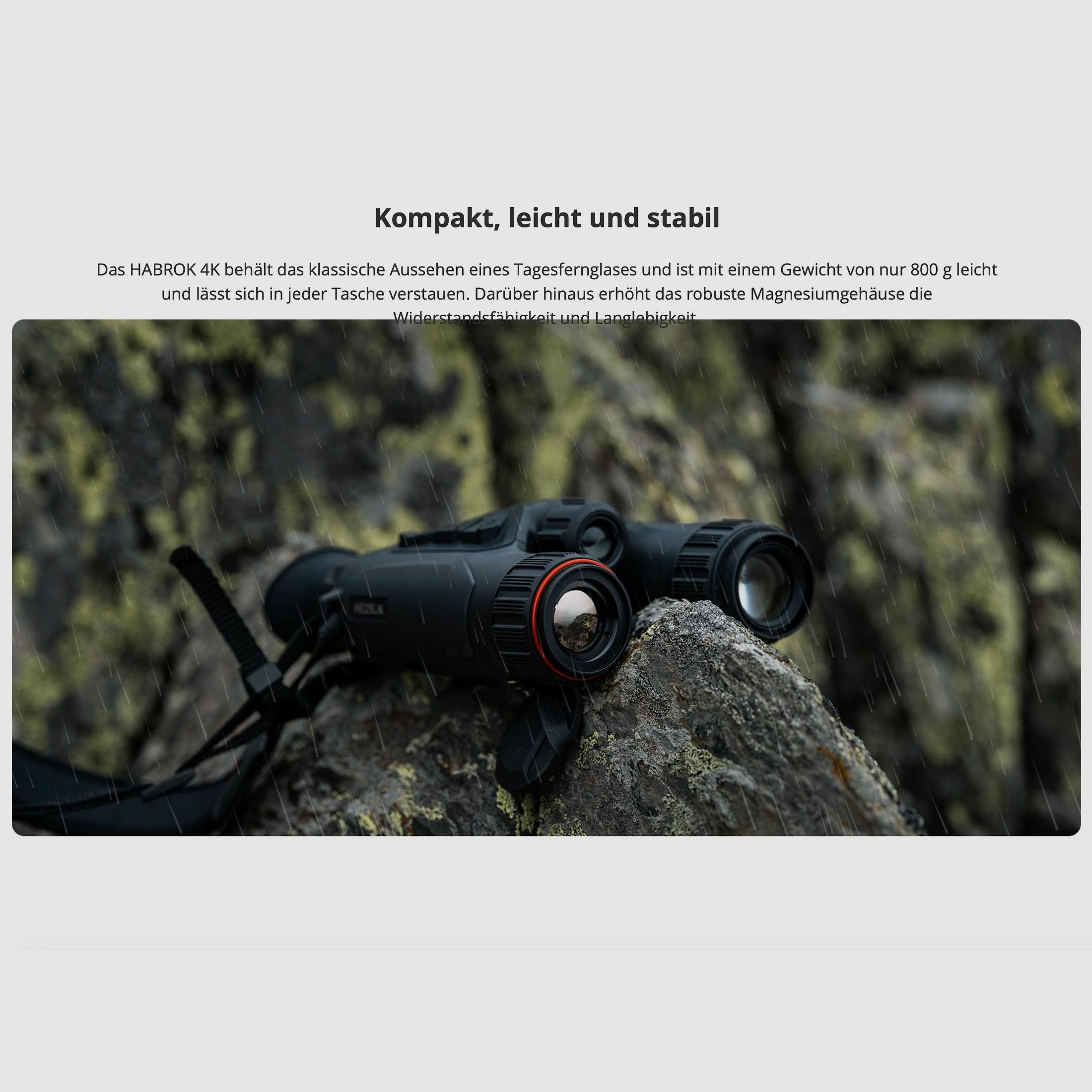 Hikmicro Binocular Habrok 4K HE25LN 5.5-22x60 Wärmebild/Nachtsicht/Digitalkamera 940Nm 1920 x 1080