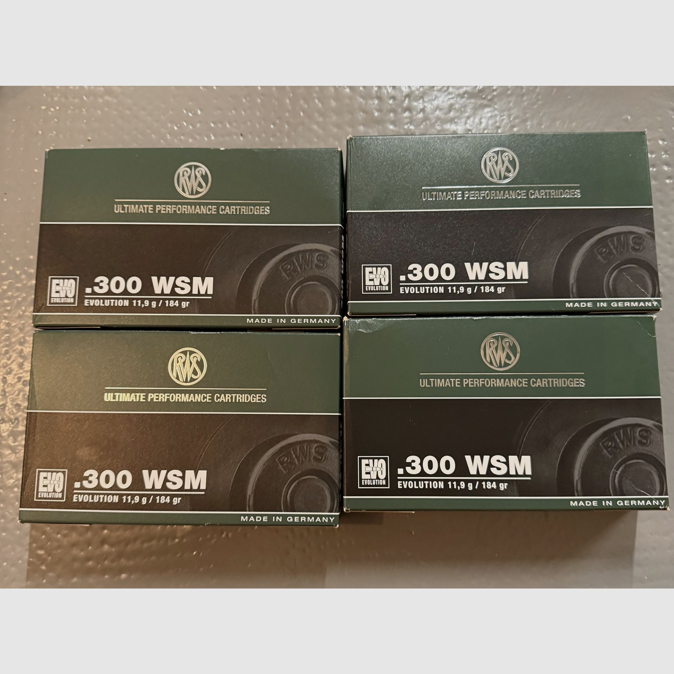 Munitions calibre 300 WSM Évolution 4 paquets 80 coups