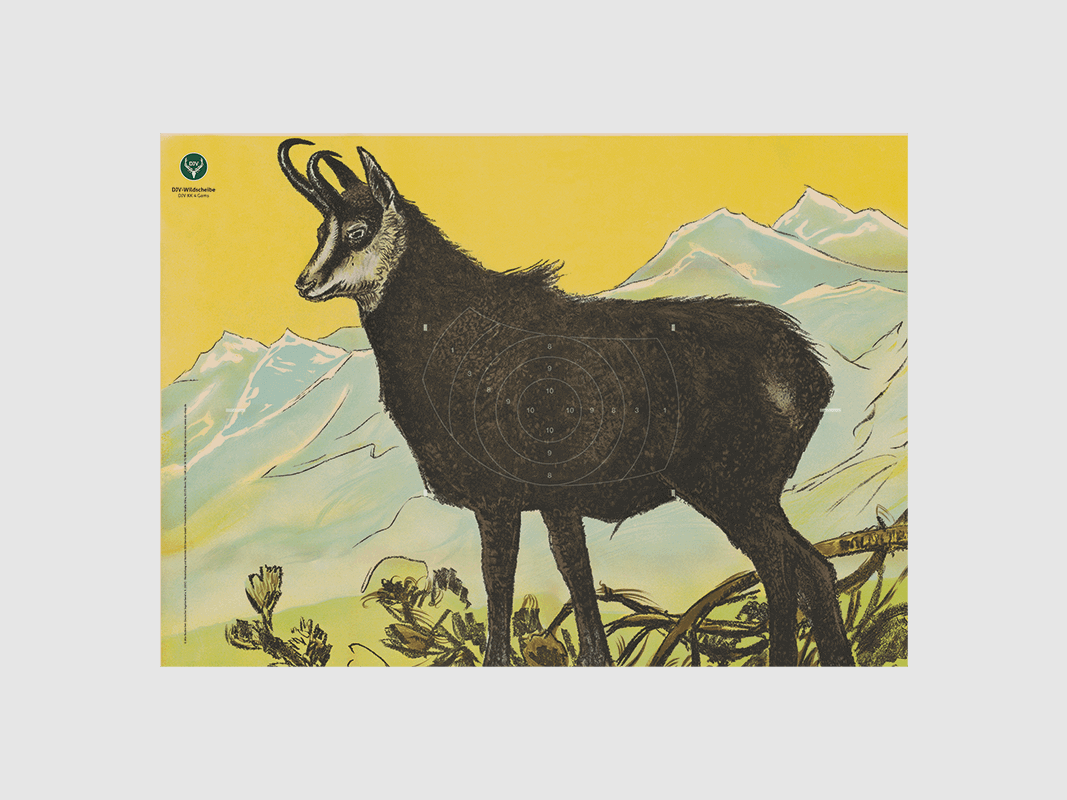 DJV Small Caliber Target No. 4 (Chamois)