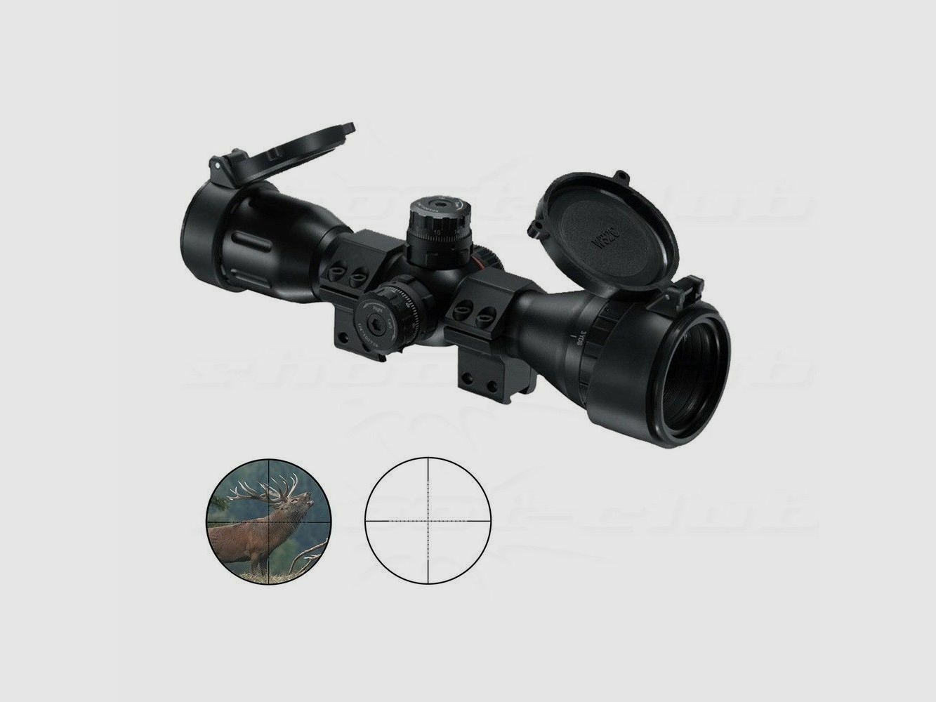 Carl Walther GmbH	 Walther Zielfernrohr 4x32 Mini DC CQB Scope inkl. 11 mm