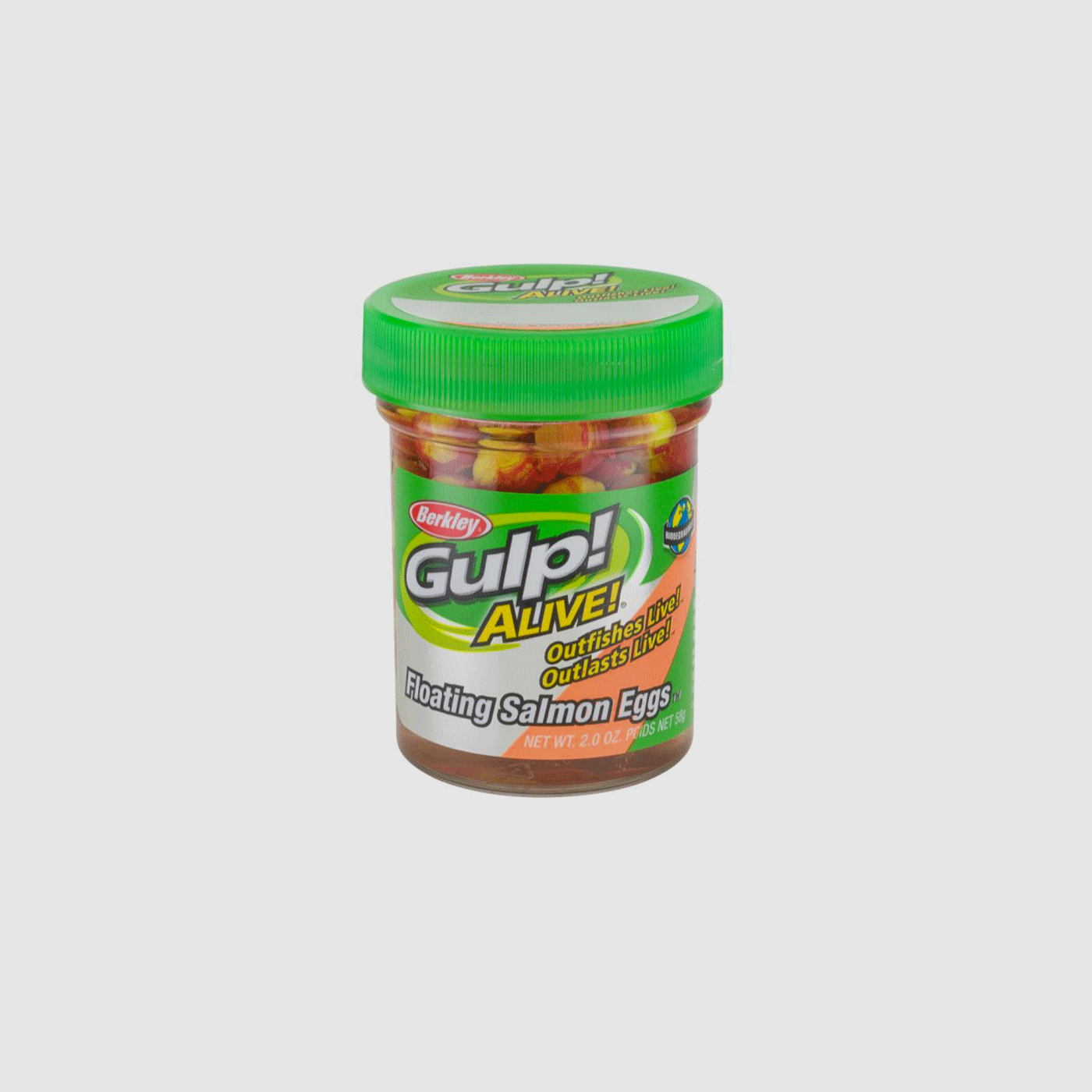 BERKLEY – GULP! ALIVE! TUTTI FRUTTI Floating Salmon Eggs 2.0oz (58g), image 1 of 2