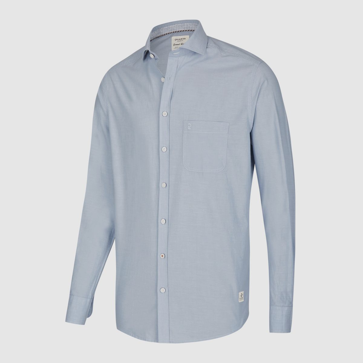 CALAMAR Langarm Hemd Ashley Blue