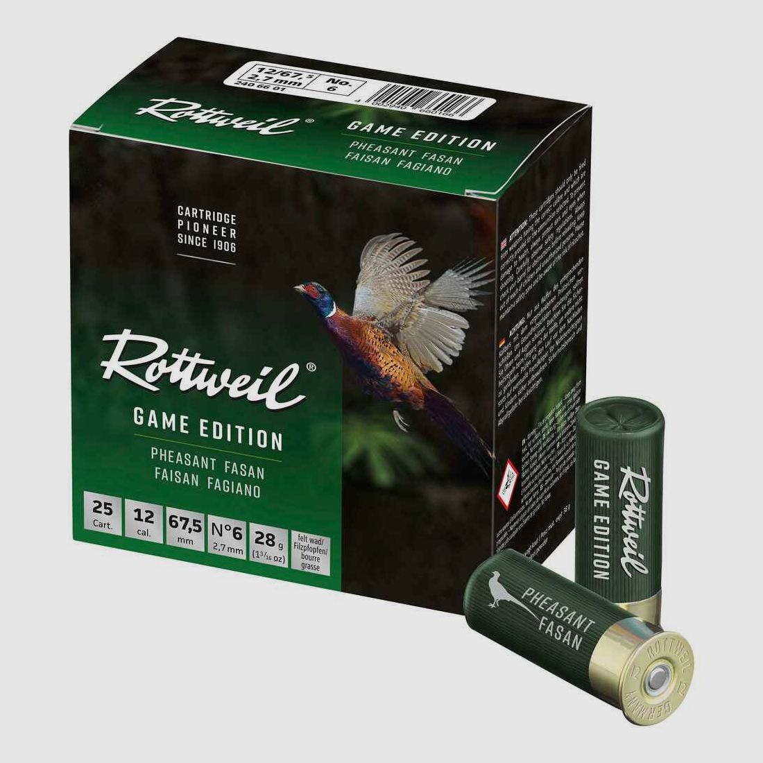 Rottweil 12/67,5 Game Edition Fasan 2,7mm - 28g