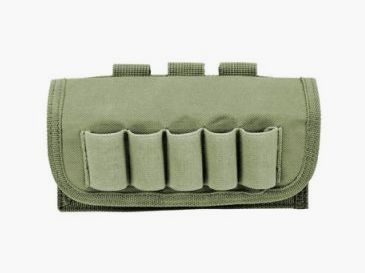 Cartouchiere 17 cartouches de fusil verte