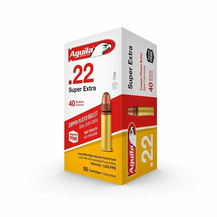 Munition .22 LR AGUILA Super Extra HV SP 2,59 g / 40 gr