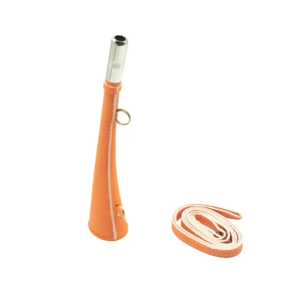 Flachhorn Orange 25 cm mit Tragegurt, Bild 3 von 14