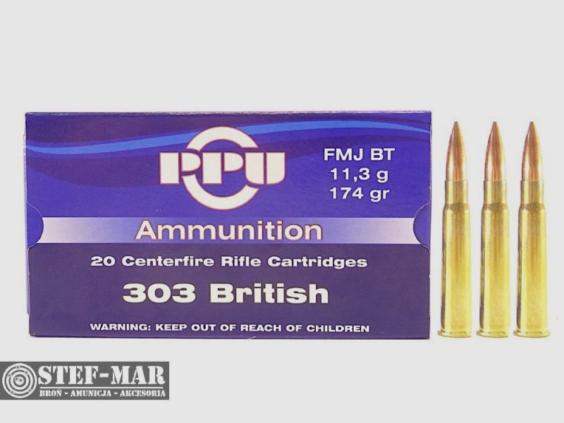 PPU .303 British Ammunition (20 rounds) [C16-5], image 1 of 4