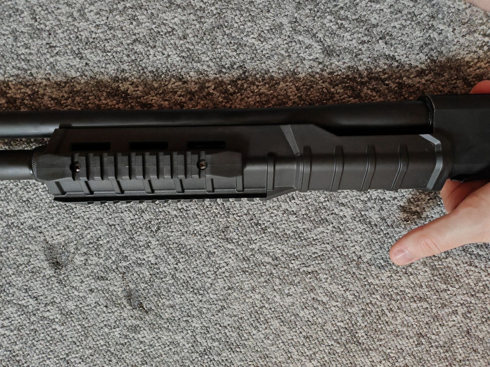 Poignée avant pour fusil à plomb Steel Defender .68 RAM de MWM Gillmann | compatible également avec les modèles Hatsan Escort | 2 versions différentes | NEUF