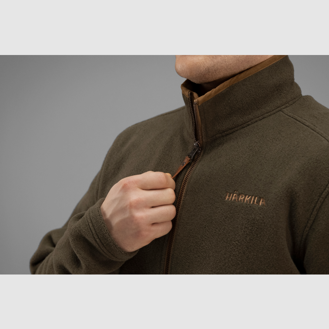 Harkila Sandhem fleece pullover willow green melange, afbeelding 4 van 4