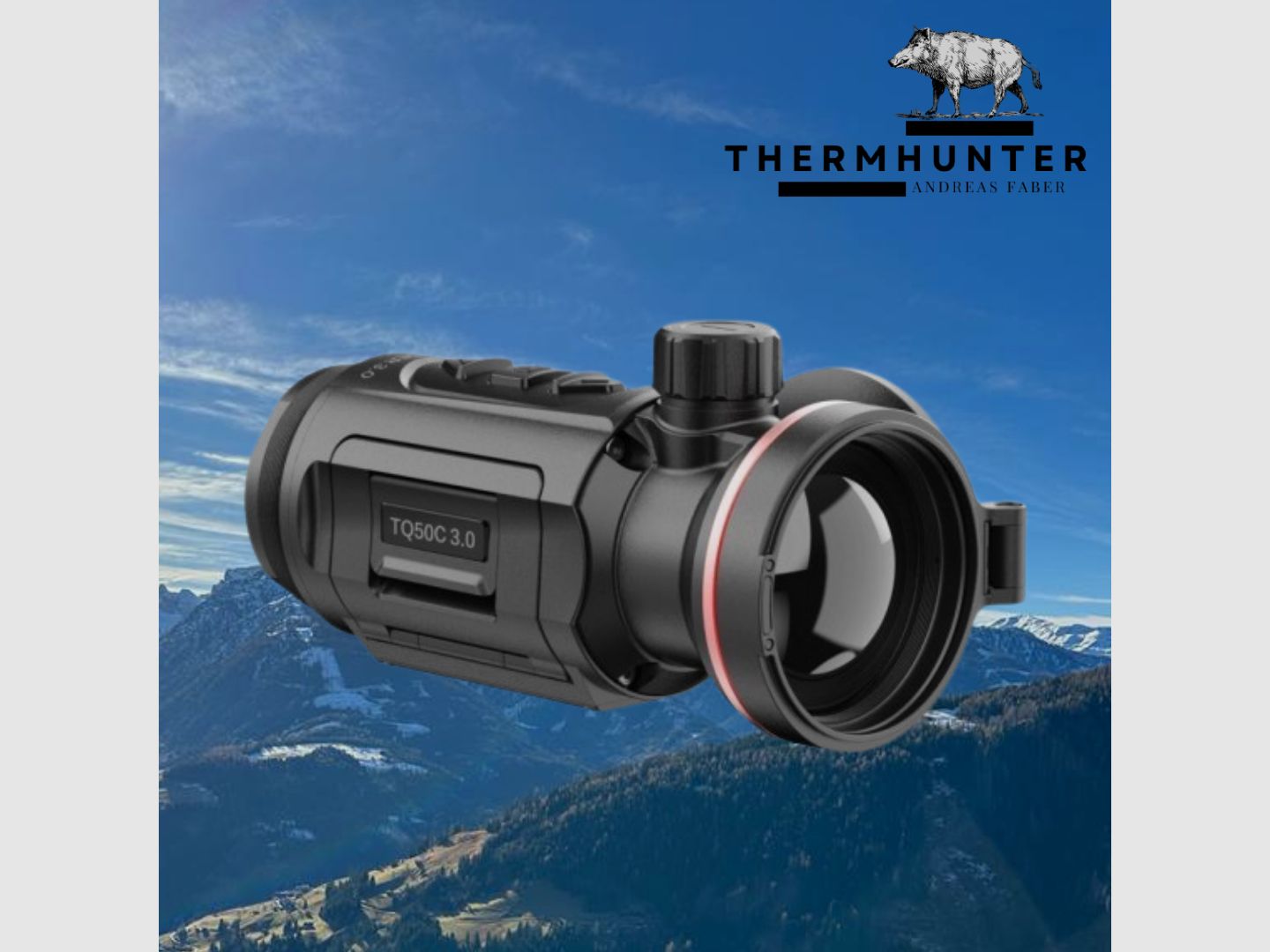 Hikmicro Clip-On Thunder TQ50C 3.0 Komplettset mit Adapter -NEU-