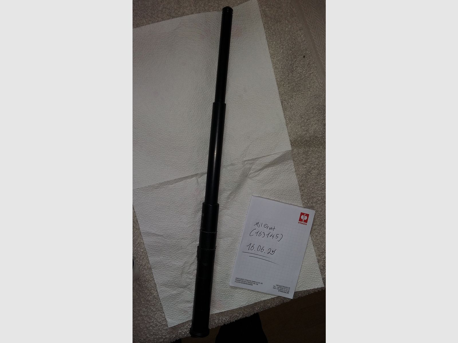 NEX N21C Ausziehbarer Einsatzstock Quick mit NEXLOCK, STAHL, - 532g, 21" - 503 mm