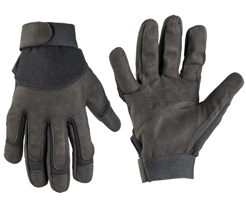 Gants tactiques de tir – cuir synthétique + nylon perforé