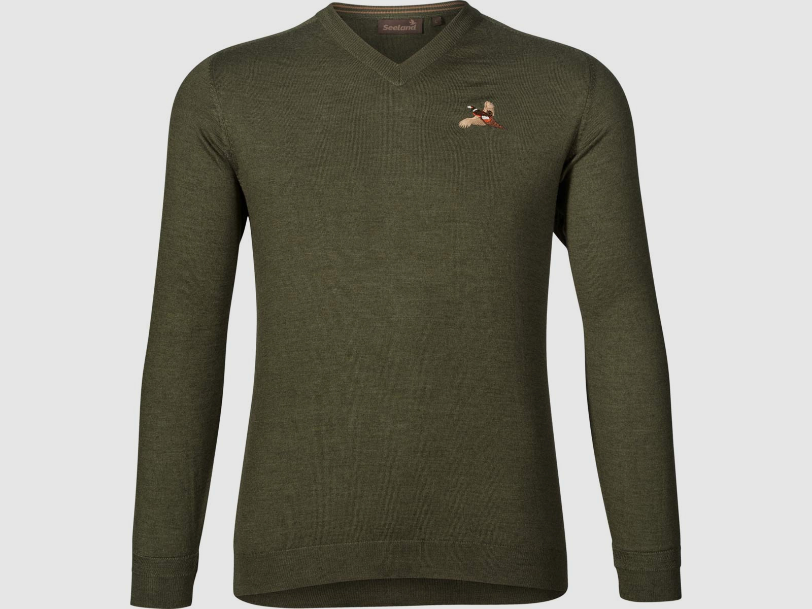 Seeland Pullover Woodcock V-Ausschnitt Classic green