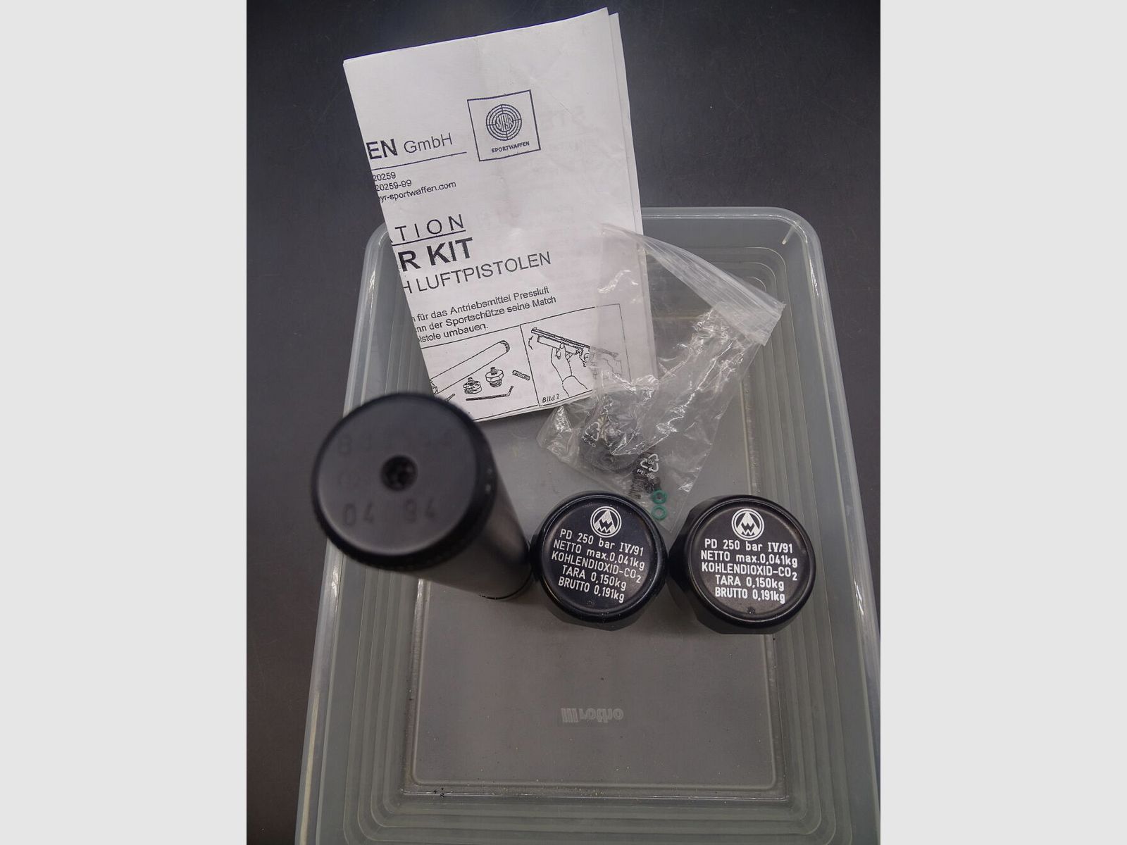 Feinwerkbau Steyr Co2 Kartuschen 3 Stück