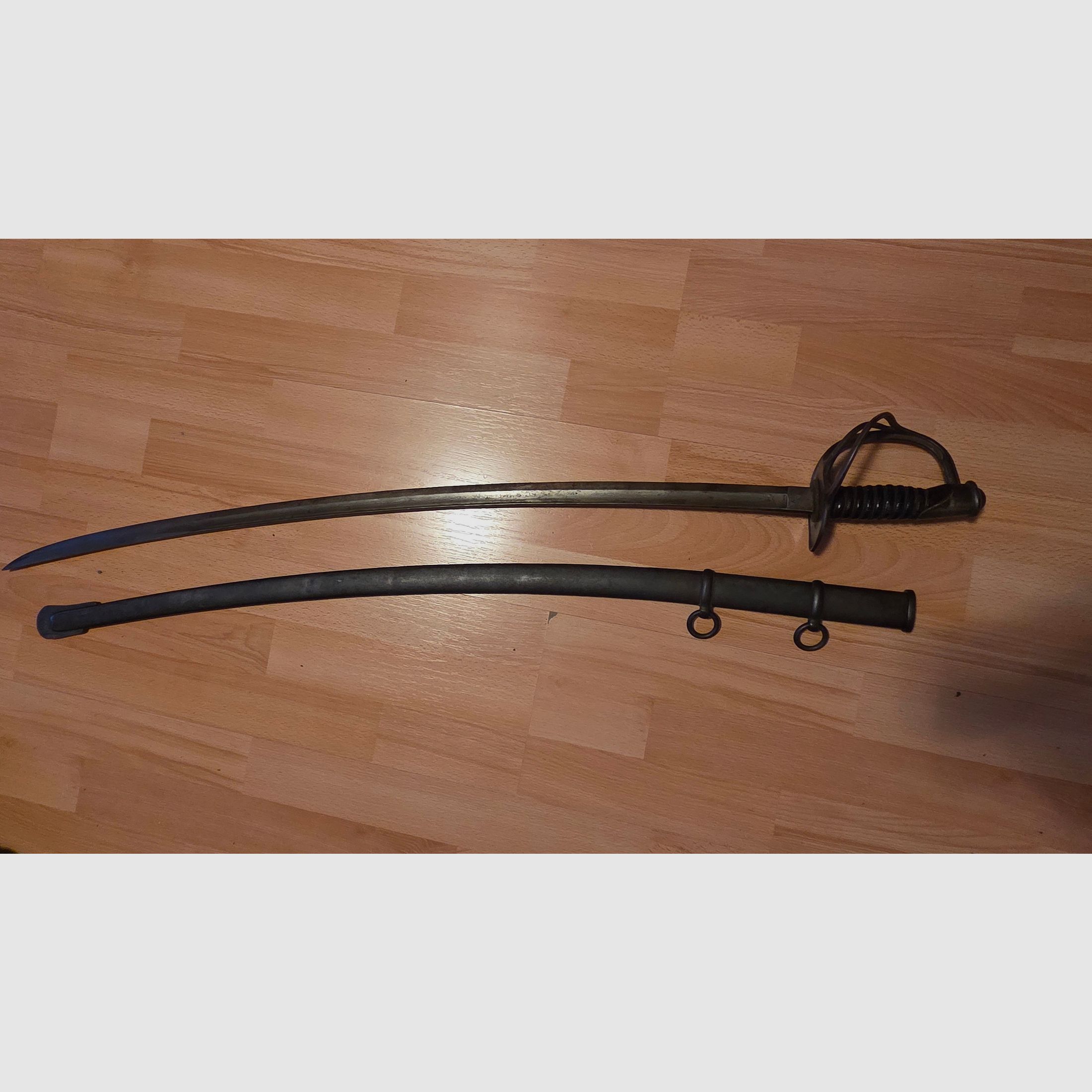 U.S. Kavalleriesäbel M1906 estremamente raro! Coltello baionetta militaria