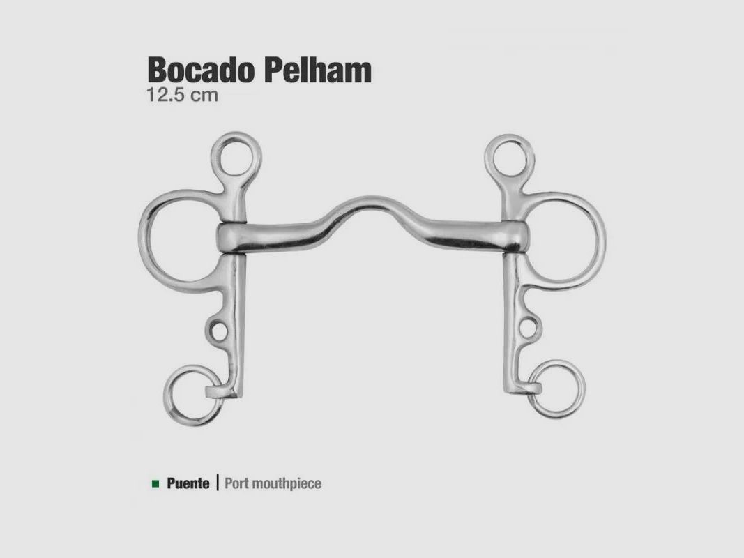 MORSO PELHAM BRIDGE ECONOMICO 12.5CM