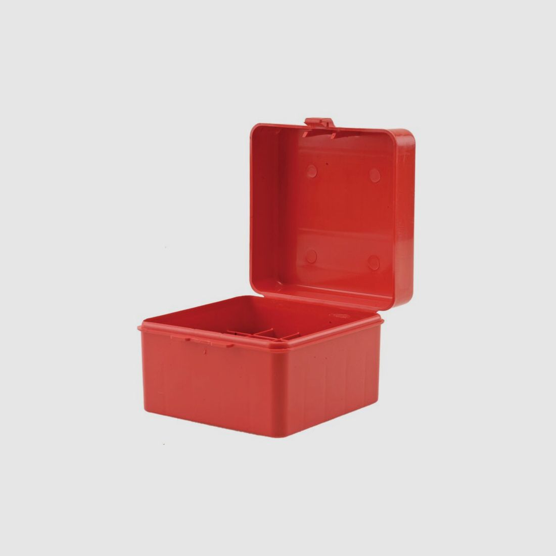MTM Scatola per cartucce S25-20-30 rossa con coperchio a ribalta per 25 cartucce da caccia .20