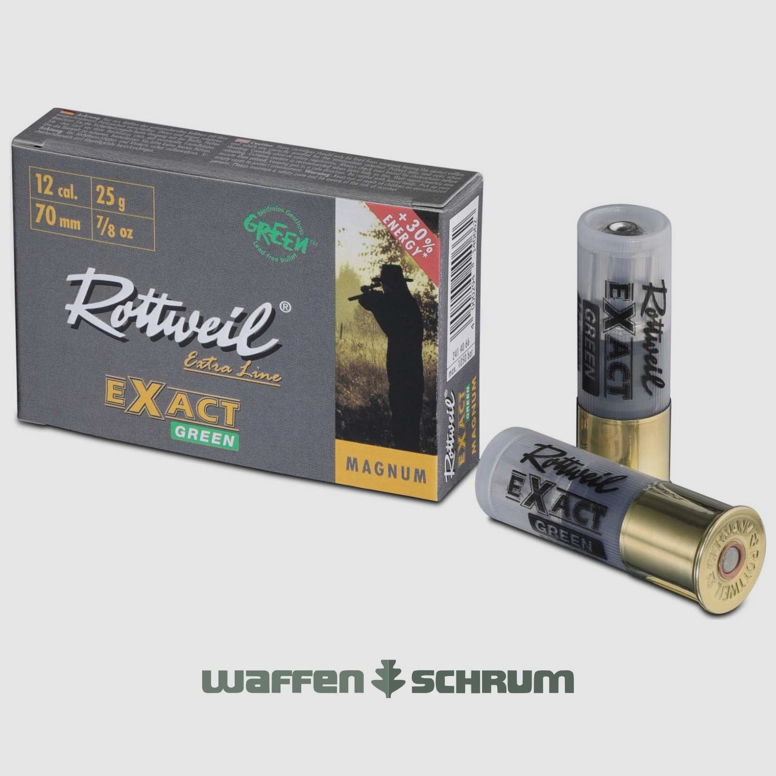 Rottweil EXACT GREEN Semi Magnum 12/70 25g Lead-Free