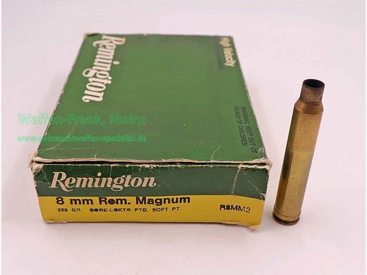 Remington - USA Étuis de Fusil Long, usagés Cal. 8mm Remington Magnum