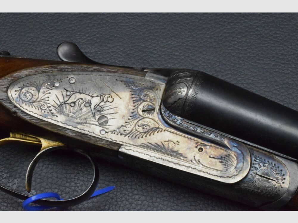 Verrou de côté double fusil avec durcissement coloré