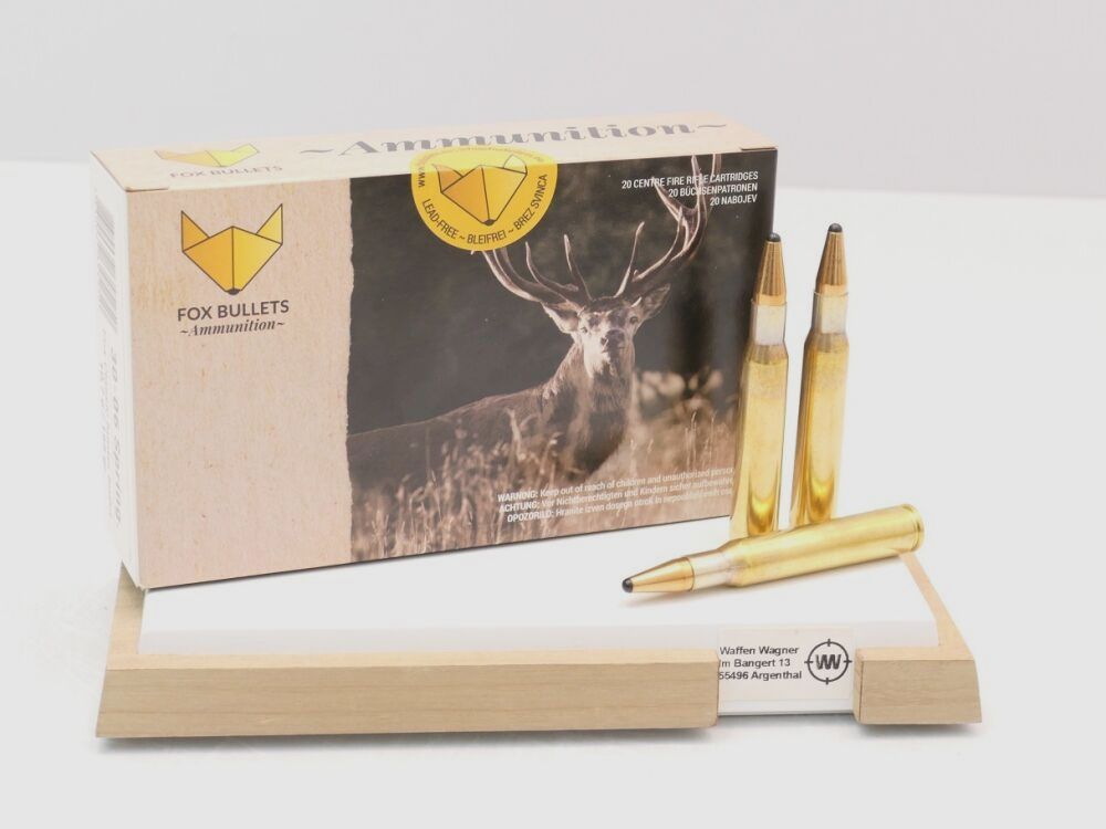 Fox Bullets 165grs à20 .30-06 Spring.