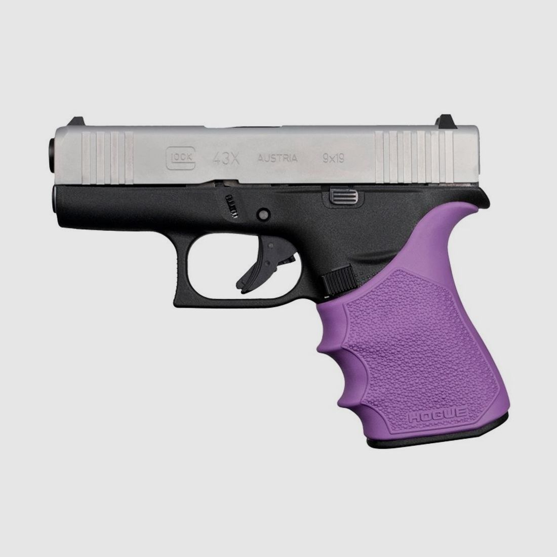 HOGUE HandAll Beavertail Gummigriff für Glock 43X / 48 Lila