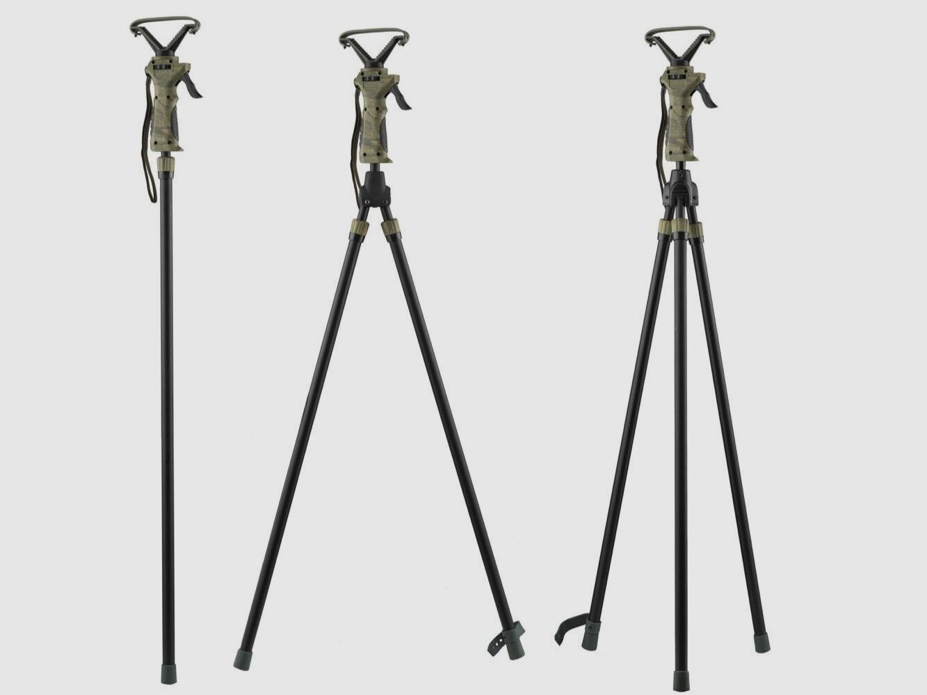 Cannes de pirsch télescopiques – Monopied / Bipied / Trépied Bipied 80-160 cm, billede 1 af 10