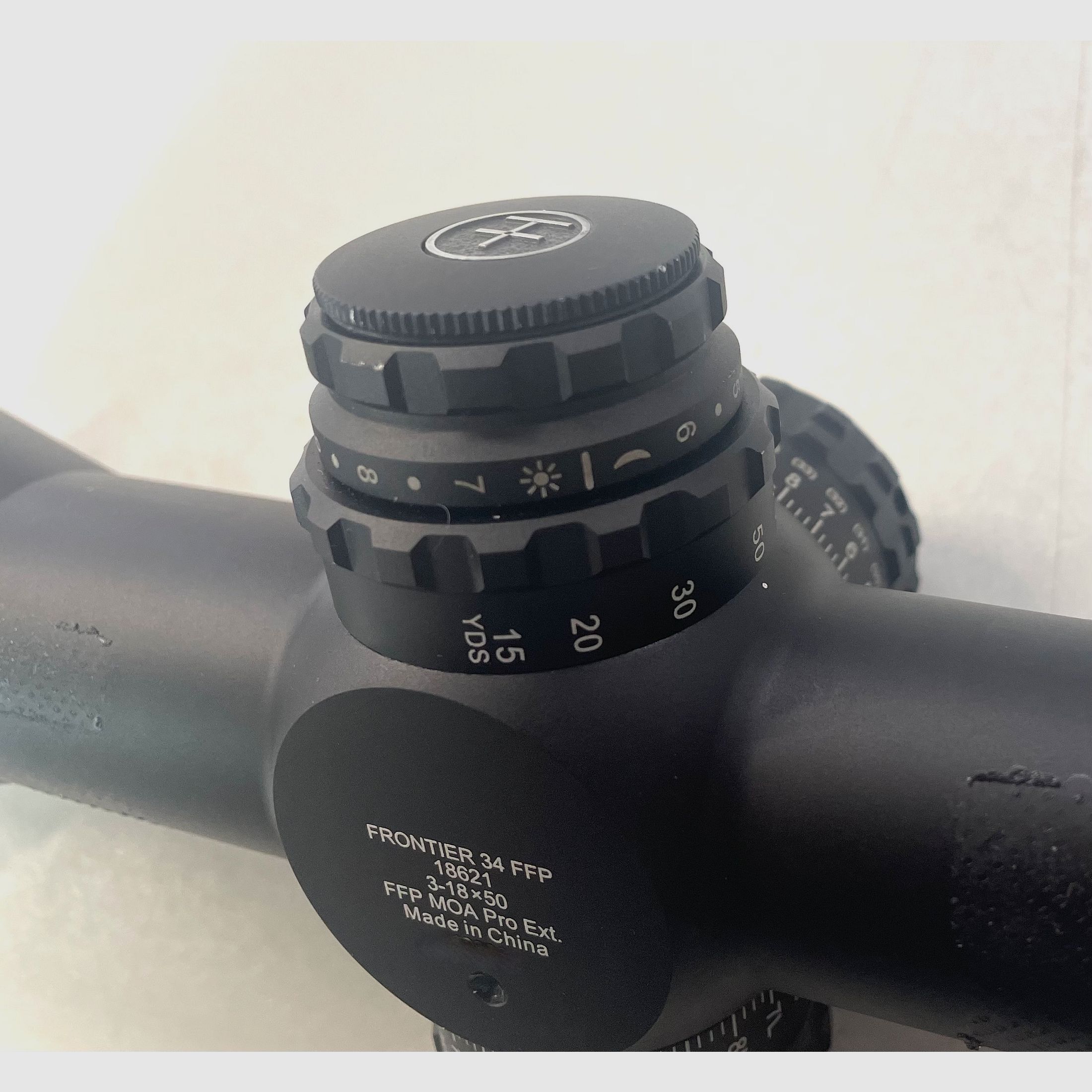BWare HAWKE 18621 riflescope FRONTIER 34 FFP 3-18x50 MOA PRO EXT ABSEHEN V388