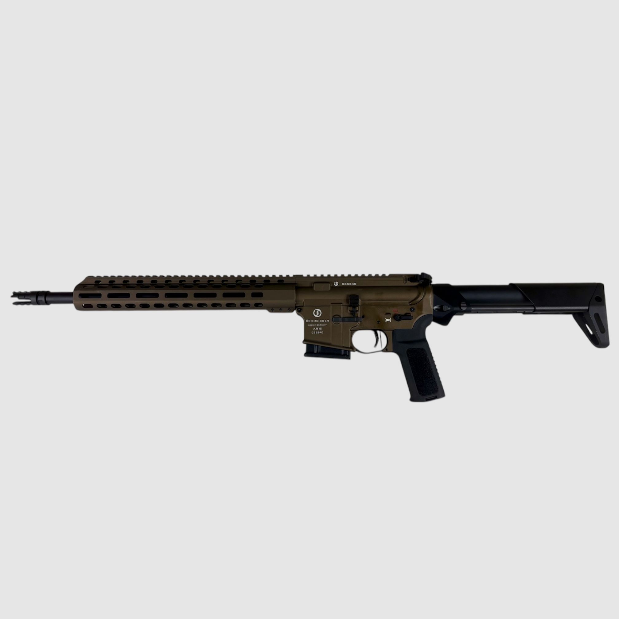 schmeisser ar15-m4fl m-lok css 14.5″ bronze .223rem, afbeelding 1 van 2