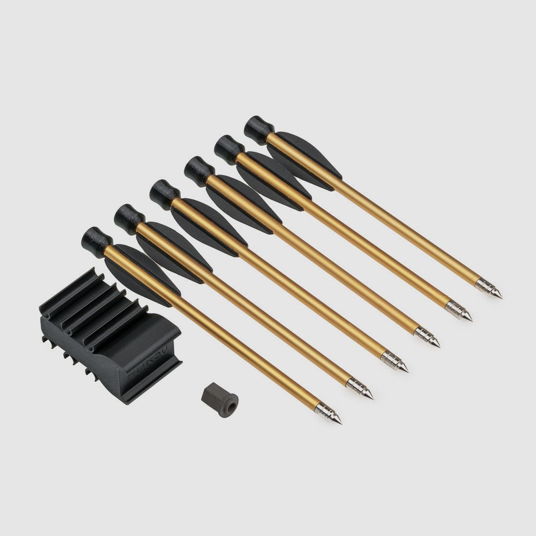 BUNDLE | ARROW HOLDER | Pfeilhalter + 6 Arrows | ROT oder Schwarz | T4E TR50 HDR50