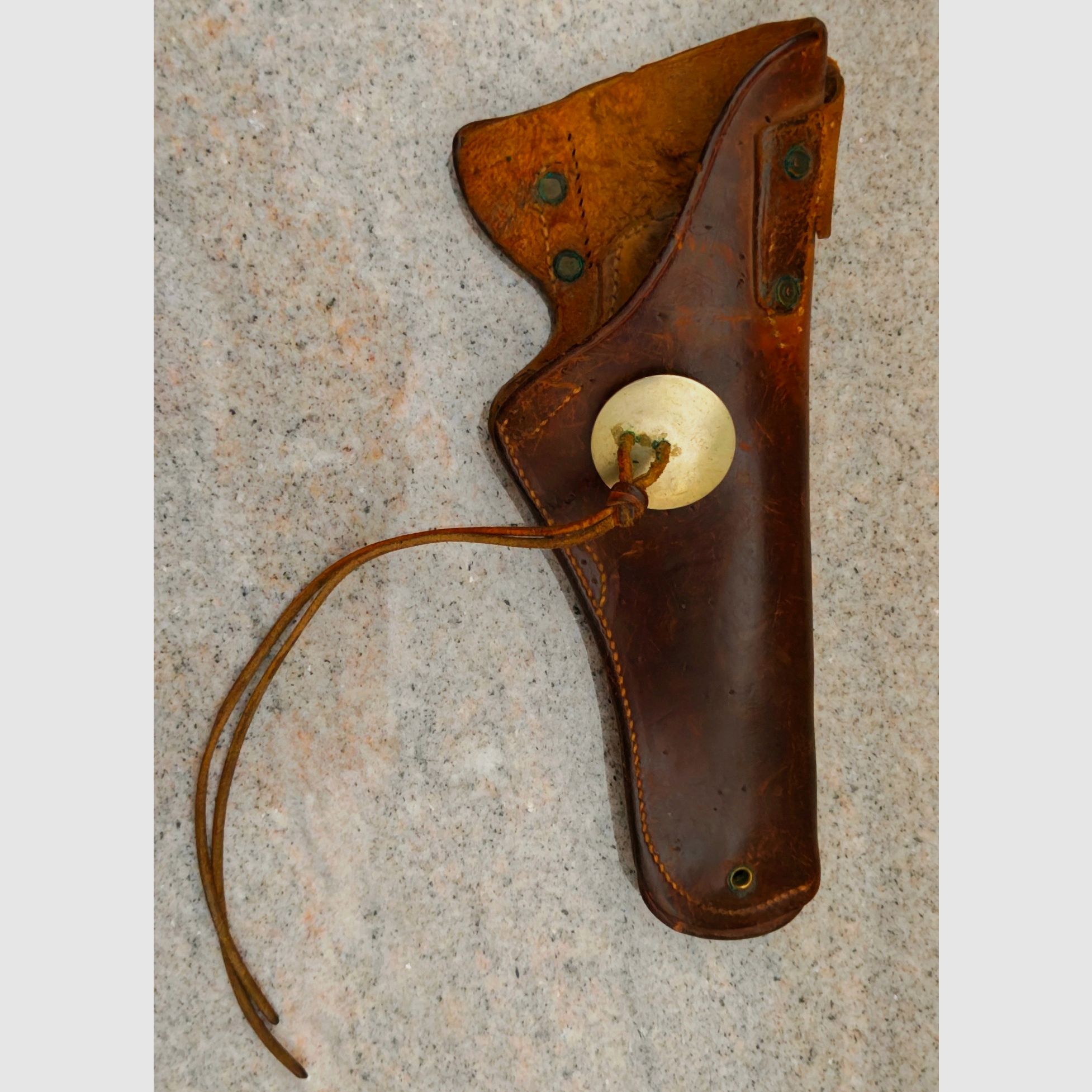 Old revolver holster
