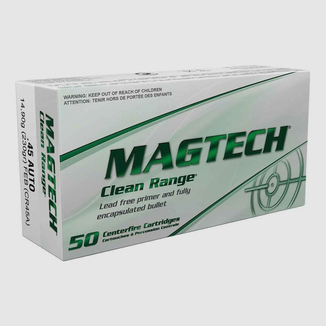 45 ACP Magtech FEB Clean Range VE50